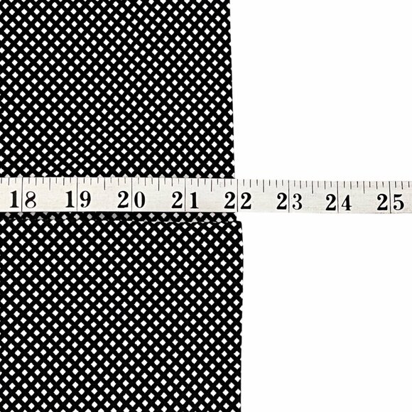 Michael Kors Black & White Diamond Dot Pencil Skirt Size XL Back Zipper NWOT - Picture 13 of 13